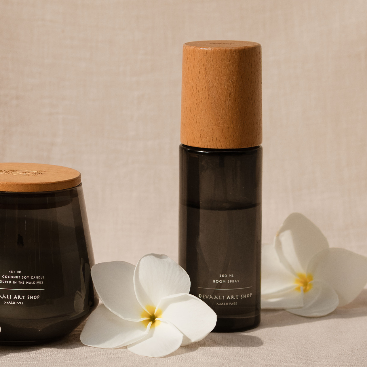 studio flora coconut palm room spray Coconut Flora Room Spray – Oevaali Art Shop, Maldives