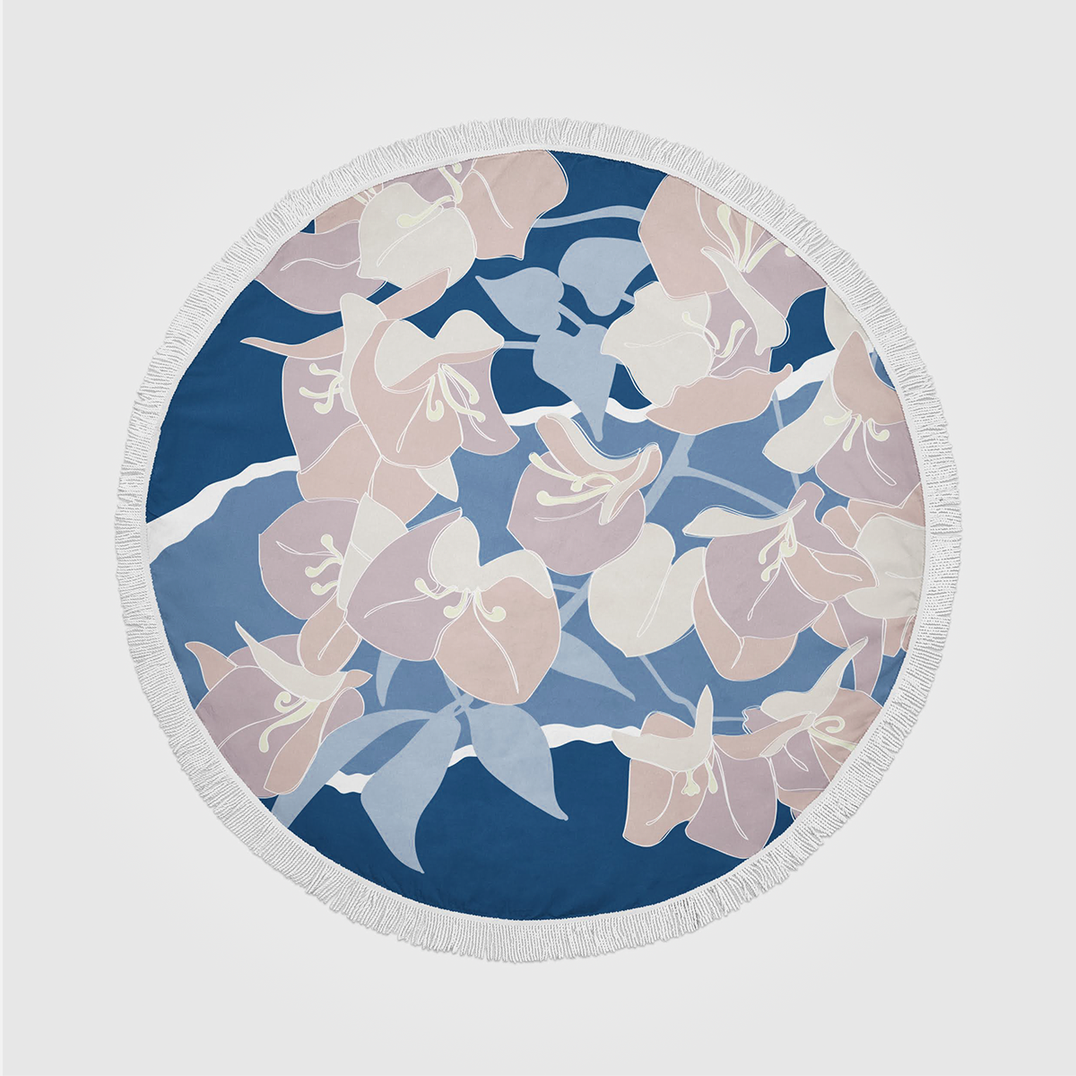 Bougainvillea Beach Towel