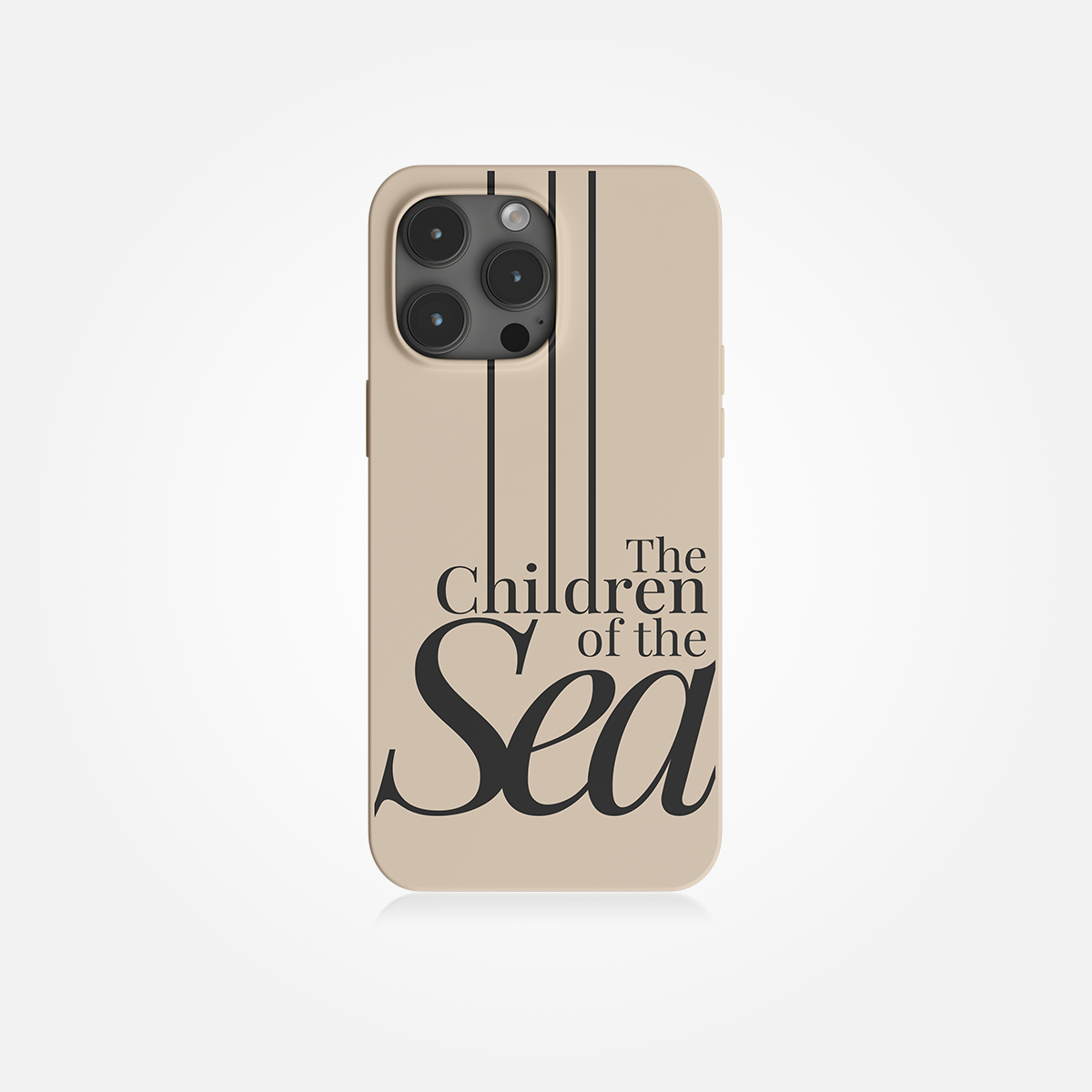 The Children of the Sea Silicone Phone Case (Cream)