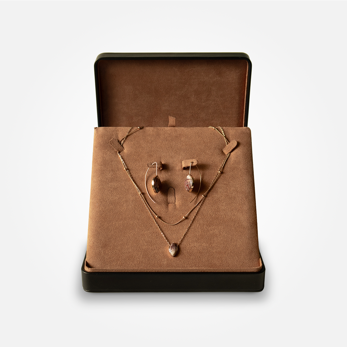 Lace Agate Jewelry Set