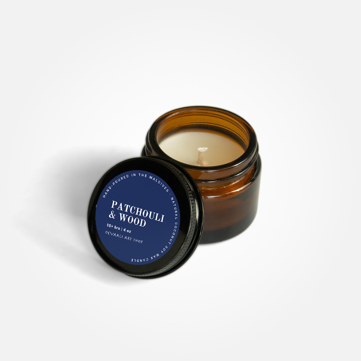 Mini Candle: Patchouli & Wood