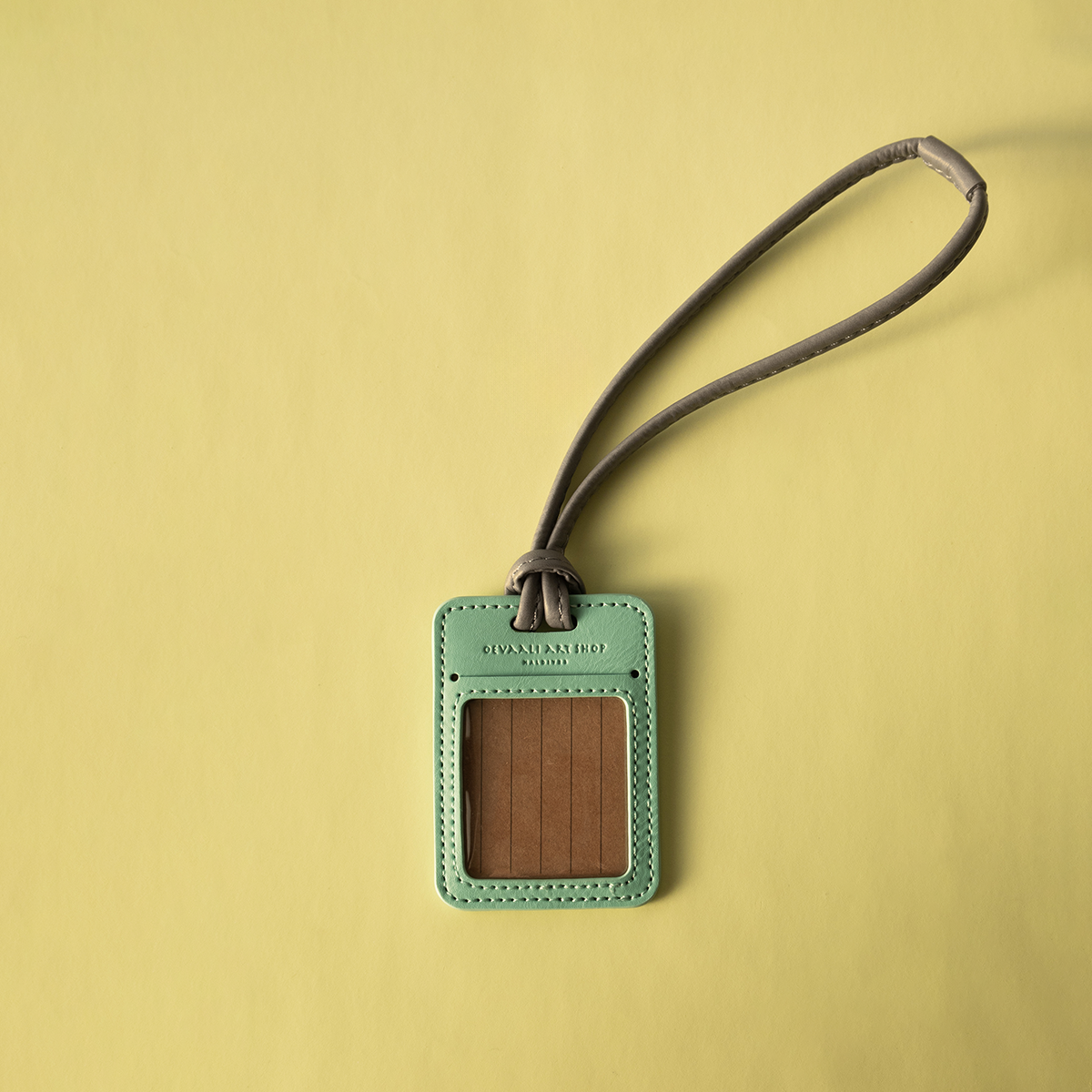 Bag Tag (Teal/Grey)