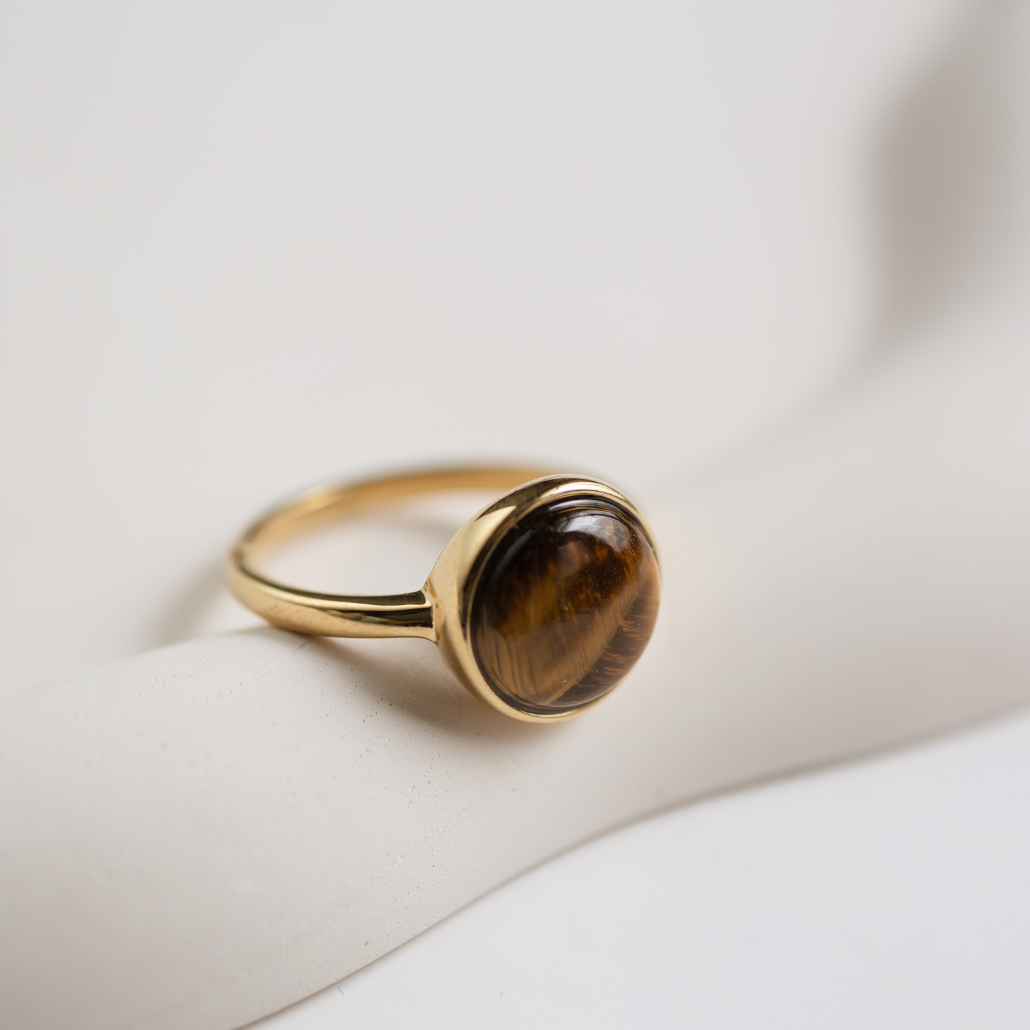 Tiger Eye Stone Ring