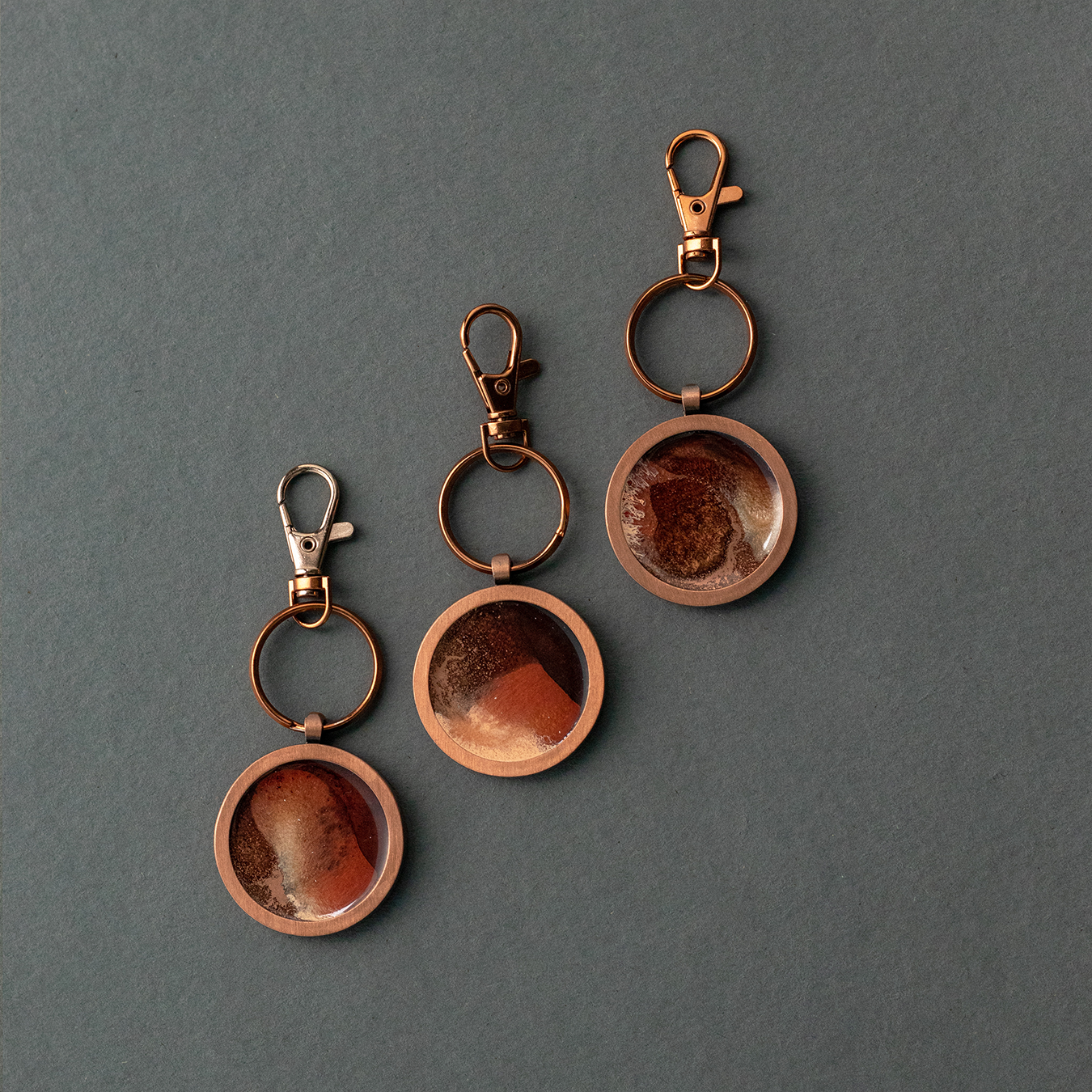 Through Dusk Handmade Keychain