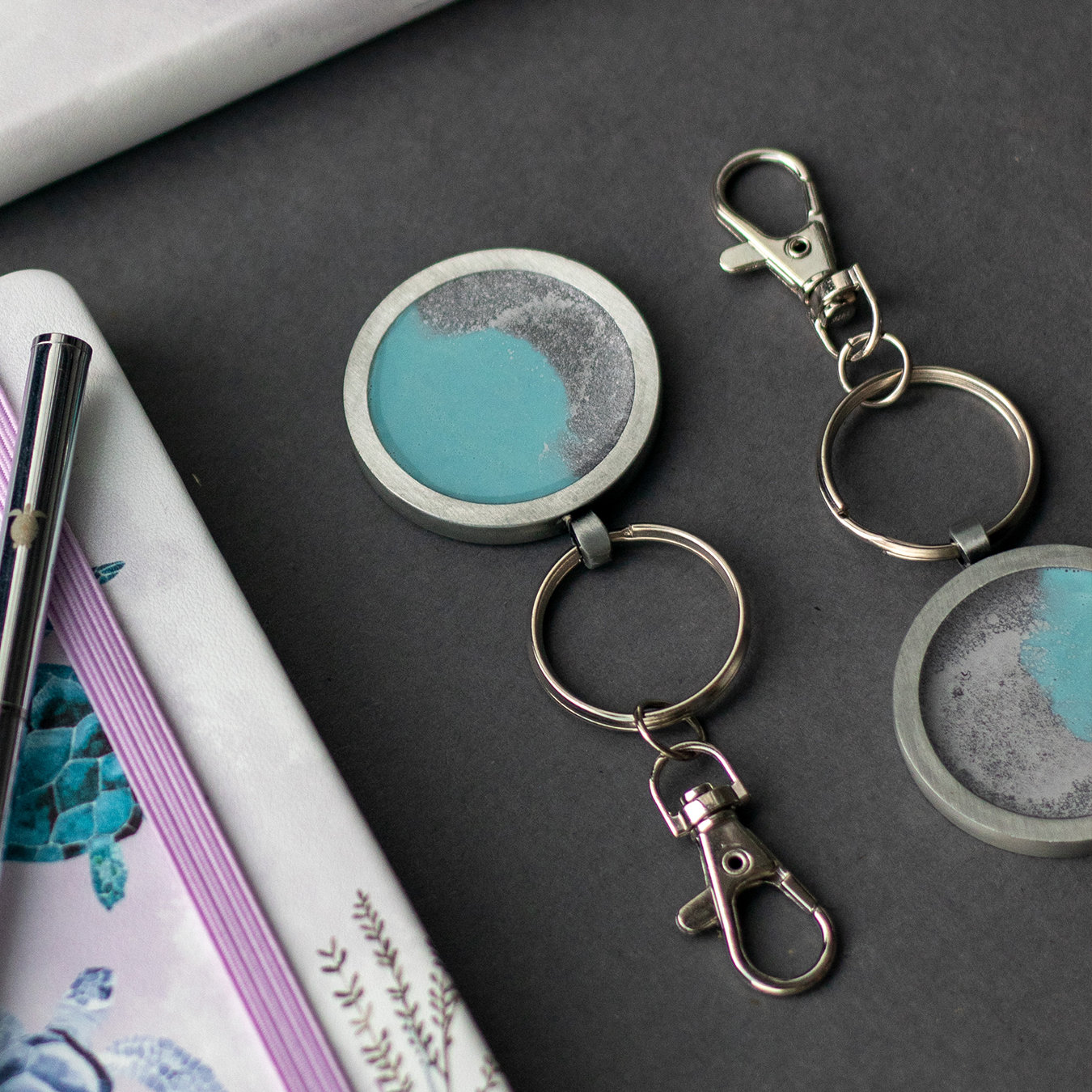 All Your Phases Handmade Keychain